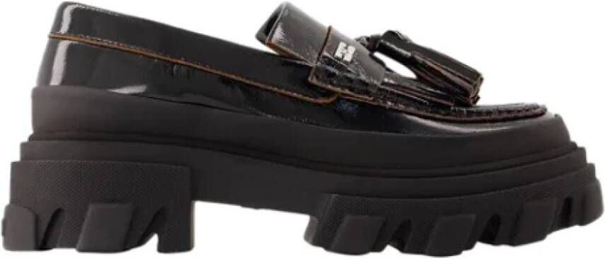 Ganni Plastic flats Black Dames