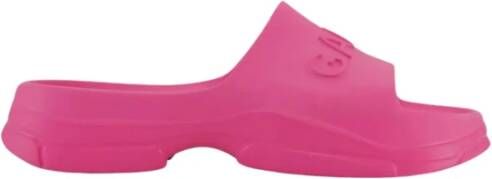 Ganni Pool Slide Sandalen Pink Dames