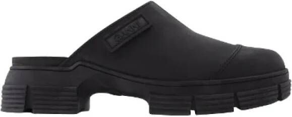 Ganni Rubber flats Black Dames