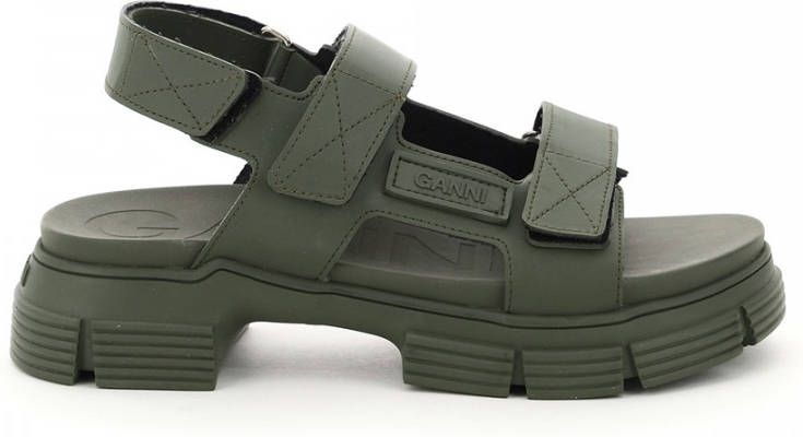 Ganni sandals Groen Dames