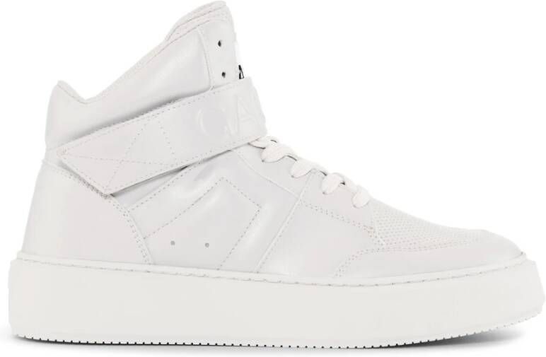 Ganni Sportieve Cupsole Klittenband Sneakers White Dames