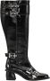 Ganni Stijlvolle Buckle High Boots Black Dames - Thumbnail 1