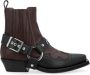 Ganni Western Chelsea Boot in Chocolade Brown Dames - Thumbnail 1