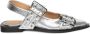 Ganni Zilver Metallic Ballerina Schoenen Gray Dames - Thumbnail 11