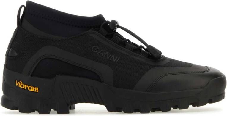 Ganni Zwarte Performance Neopreen Sneakers Zwart Dames