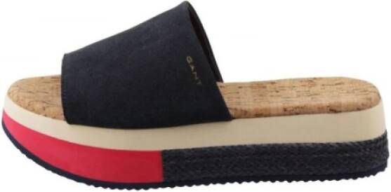 Gant Sliders Blauw Dames