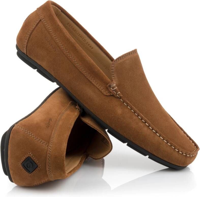 Gant Stijlvolle Mocassins voor Heren Brown Heren