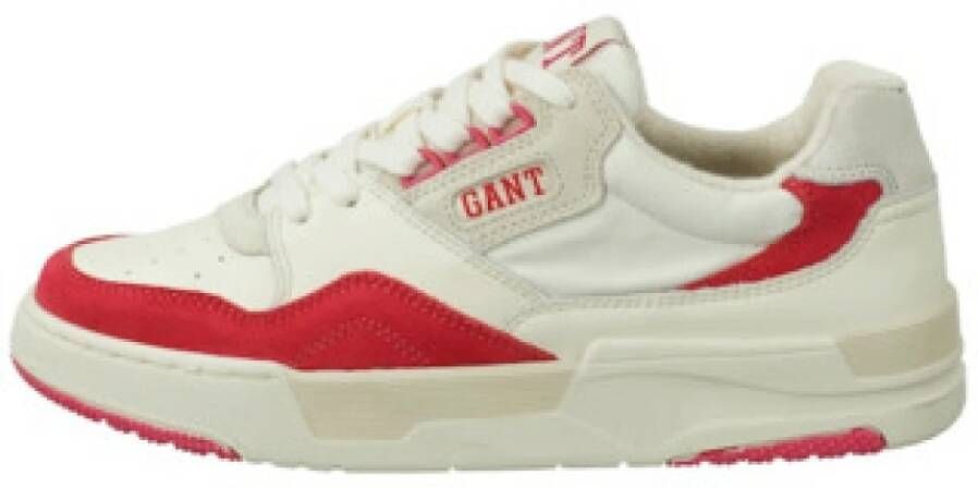 Gant Wit Stijlvol Shirt Red Heren