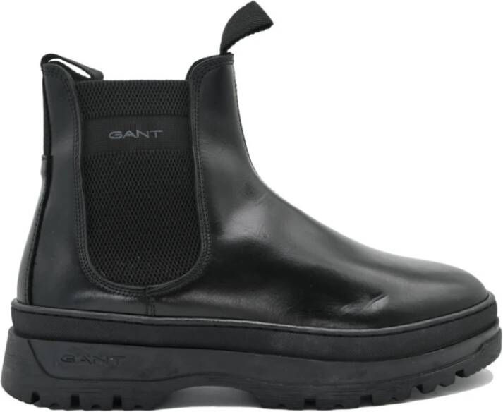 Gant Zwarte Grip Enkellaarzen Black Heren