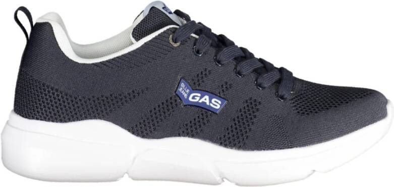 GAS Blauwe Heren Sportschoenen Veters Blue Heren