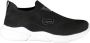 GAS Sportieve Gebreide Sneakers met Elastisch Detail Black Dames - Thumbnail 4