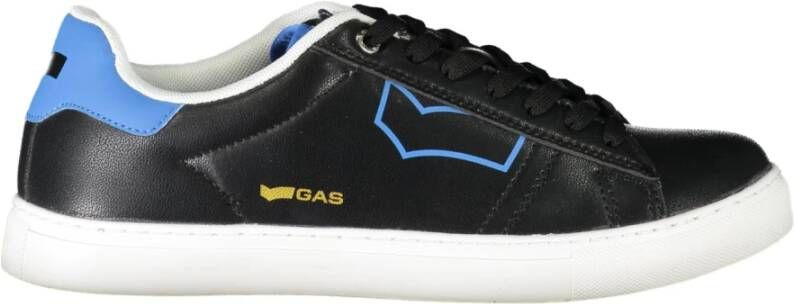 GAS Sportieve Herenschoenen Zwart Vetersluiting Black Heren