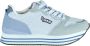 GAS Sportieve Vetersneakers Blauw Contrast Logo Blue Dames - Thumbnail 4