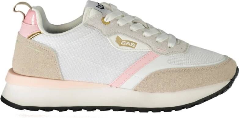 GAS Sportieve Roze Vetersneakers Monday Mix Multicolor