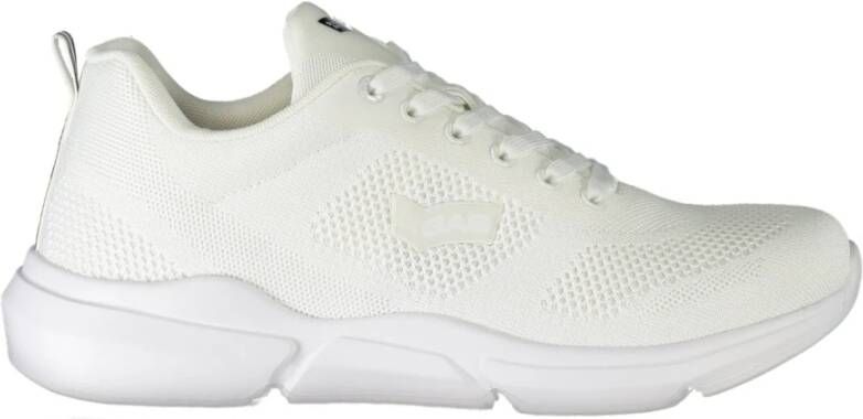 GAS Sportieve Vetersneakers Wit Freespirit Knit White Heren