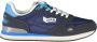 GAS Sportieve Blauwe Veterschoenen met Contrastdetails Blue Heren - Thumbnail 1