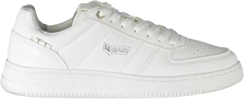 GAS Sportieve Veterschoenen met Contrastdetails White Dames