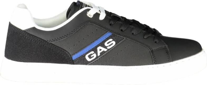 GAS Sportieve Veterschoenen Zwart Black Heren