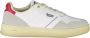 GAS Sportieve Vetersneakers Wit Contrast Logo White Heren - Thumbnail 1