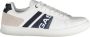 GAS Sportieve Vetersneakers Wit Contrast Logo White Heren - Thumbnail 1