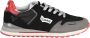 GAS Sportieve Vetersneakers Zwart Black Heren - Thumbnail 1