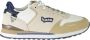 GAS Sportieve witte vetersneakers met contrastdetails Multicolor Heren - Thumbnail 1