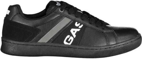 GAS Zwarte Sneaker van Kunstleer Black Heren