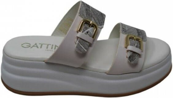 Gattinoni Luna Sandal PVC Planetarium Leather Peglu6232Wpq Grijs Dames