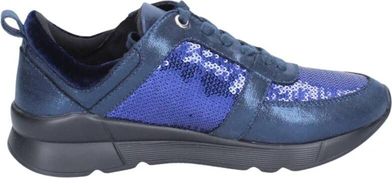 Gattinoni Pailletten Damessneakers Blue Dames