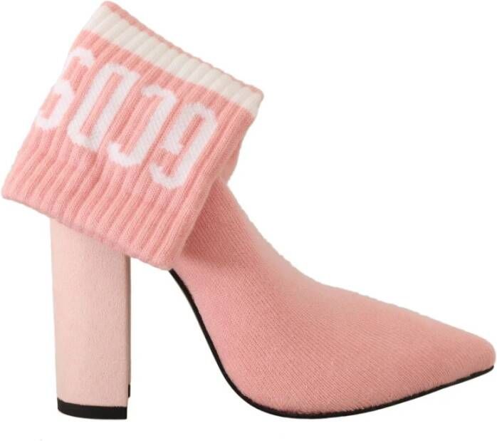 Gcds Heeled Boots Pink Dames