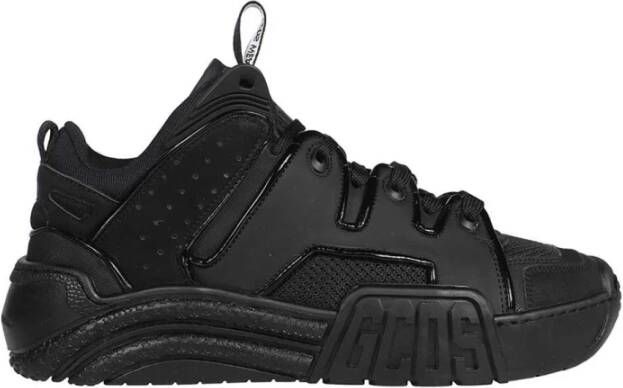 Gcds Mid-top Rubber Sneakers Black Heren