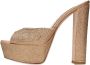 Gedebe Sandalen Beige Dames - Thumbnail 1