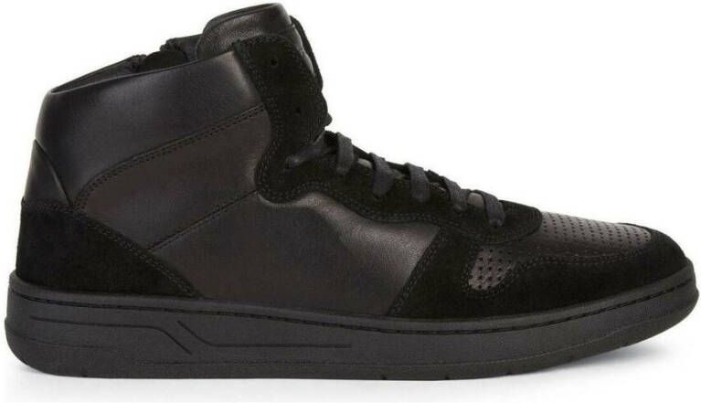 Geox Moderne stijlvolle sneakers voor mannen Black Heren