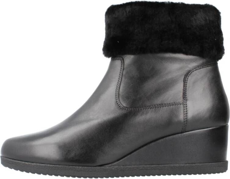 Geox Ankle Winterlaarzen Black Dames