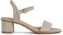 Geox Beige Platte Sandalen voor Vrouwen Beige Dames - Thumbnail 1