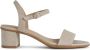 Geox Beige Platte Sandalen voor Vrouwen Beige Dames - Thumbnail 7