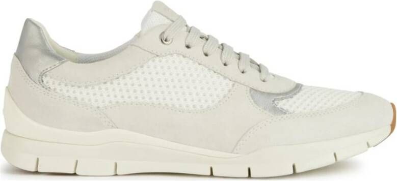 Geox Beige Sneakers voor Vrouwen Beige Dames