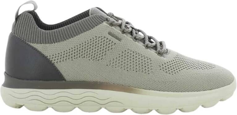 Geox Beige Spherica E-Knit Herenschoenen Beige Heren