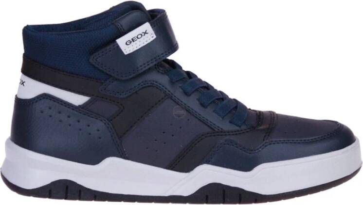 Geox Blauw Hoge Sneaker Blauw Heren