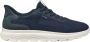 Geox Blauwe Casual Textiel Sneakers met 3cm Rubberen Zool Blue Heren - Thumbnail 2