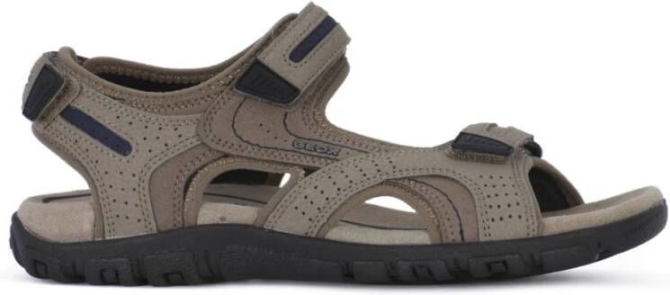 Geox Blauwe Leren Ballerina Schoenen Gray Heren