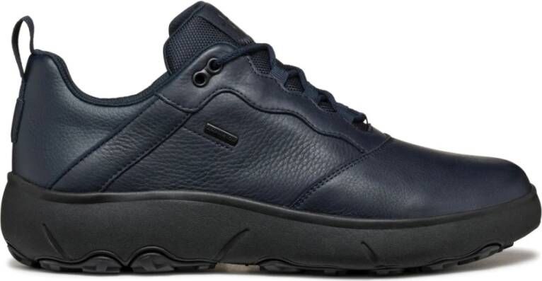 Geox Blauwe Vrijetijds Sneakers voor Mannen Blue Heren