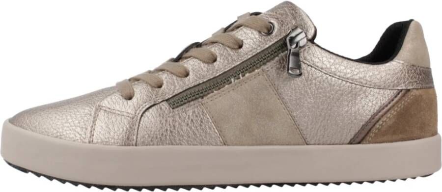 Geox Bloemen Sneakers voor Vrouwen Gray Dames