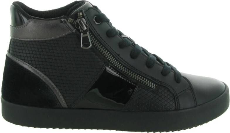 Geox Bloomie HI Cuff Schoenen Black Dames