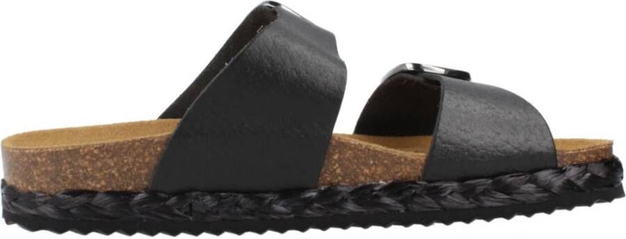 Geox Brionia High Sliders Black Dames