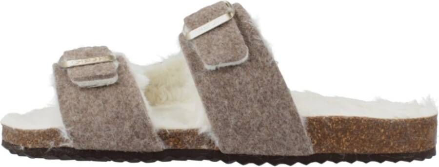 Geox Brionia Sliders Beige Dames