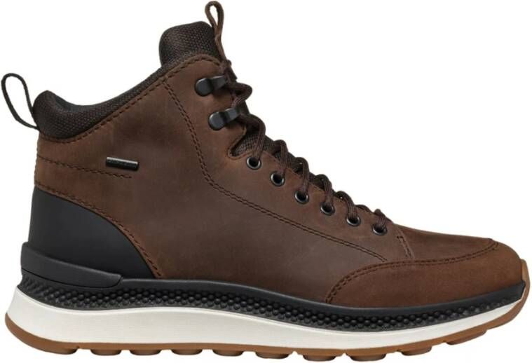 Geox Bruine Casual Herenlaarzen Brown Heren