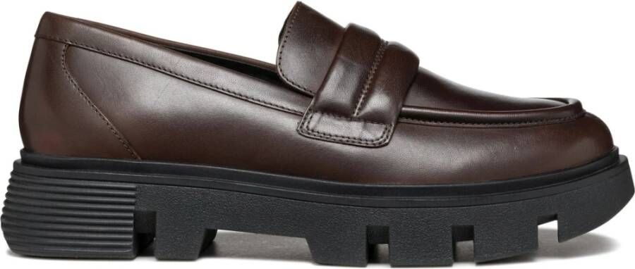 Geox Bruine Dames Loafers Brown Dames