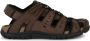 Geox Bruine platte sandalen voor mannen Brown Heren - Thumbnail 1