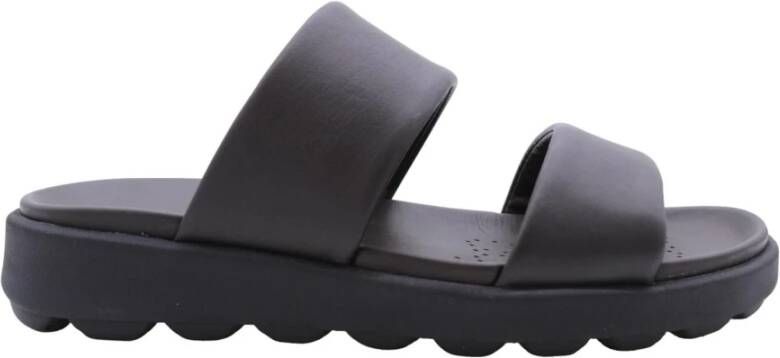 Geox Comfortabele Heren Slipper voor de Zomer Black Heren